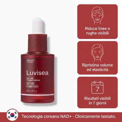 Luvisea NAD+ Serum - Riduce le linee dell'età e migliora l'elasticità